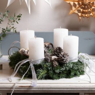 Adventskranz "Eleganz im Skandi-Stil“*