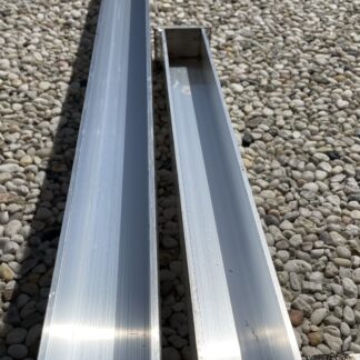 Aluminiumprofil U-Profil für Betonzaun*