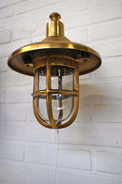 Aussenleuchte Haustür, Schiffslampe aus solidem Messing - H.26cm*