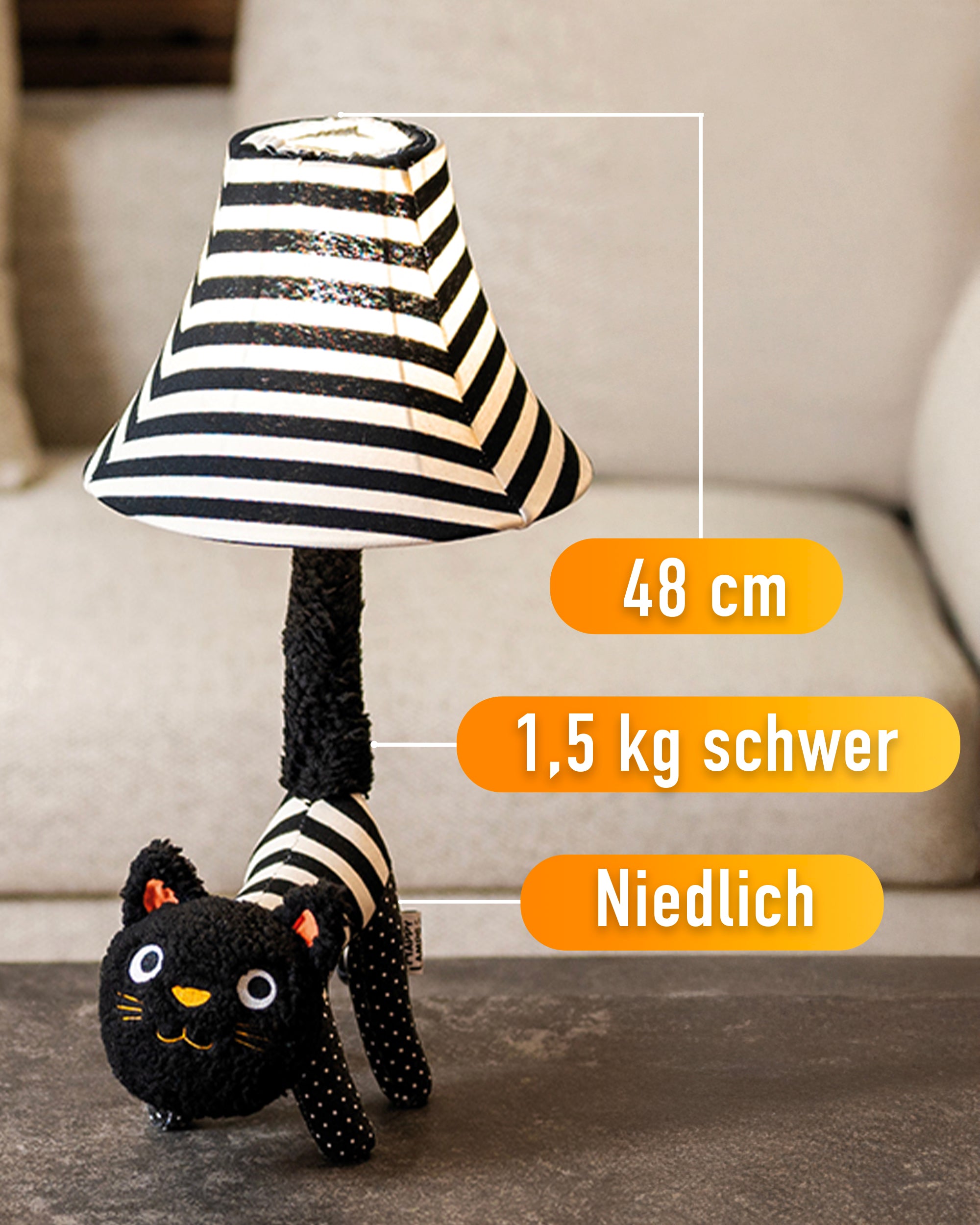Baby Luna - die Katzenlampe (48 cm)*