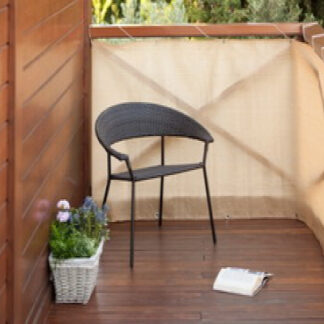 Balkonbespannung Sichtschutznetz Bambusfarbe 0,9x5m*