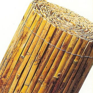 Bambusmatten Bambuszaun gespalten 2x5m*