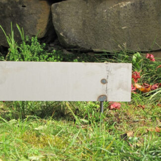 Beeteinfassungen oder Rasenkanten aus Rohstahl, 100 cm*
