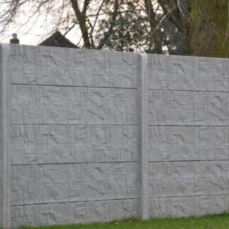 Betonzaun Stepstone grau 200x193cm einseitig*