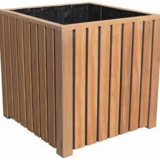 Blumenkasten Pflanzkasten viereckig hartholz bangkirai 50x50x50cm*
