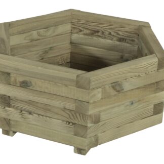 Blumenkasten holz sechskant 65x56cm*
