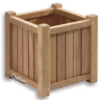 Blumenkasten holz viereckig hartholz 35x35x35cm*