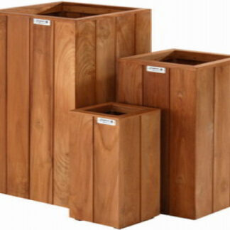 Blumenkasten holz viereckig hartholz 40x40x90cm*