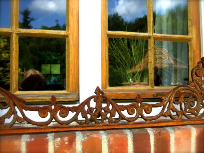 Blumenkastenhalter wie antik für Blumenkästen, Fenstergitter Br 89cm*