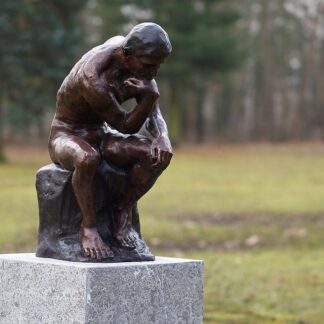 Bronzefigur Denker von Rodin*