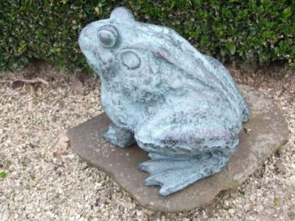 Bronzefigur Frosch / Kröte*