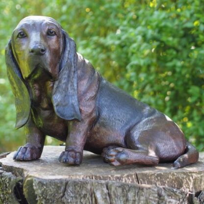 Bronzefigur Jagdhund*