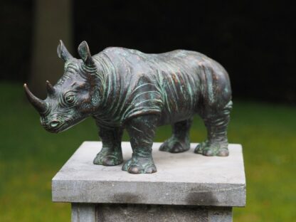 Bronzefigur Rhino*