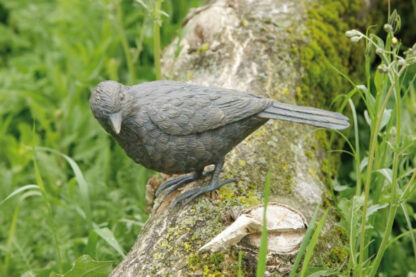 Bronzeskulptur Amsel*