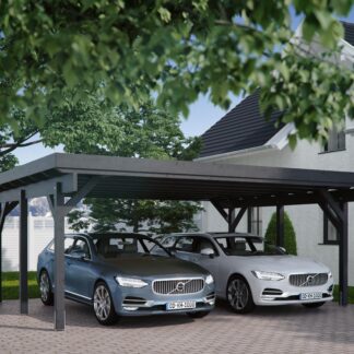 Carport Houston II 6,34x5,04 m - inklusive hochwertigem Stahltrapez*