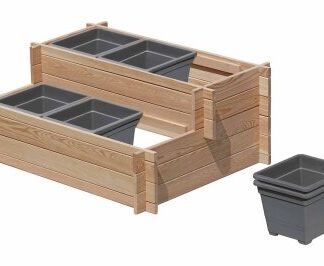 Combo Pflanztreppe mit Einsatz 2x3*