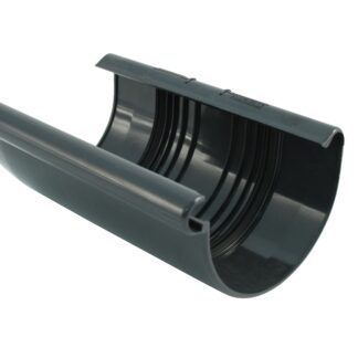 Dachrinne Kunststoff RG 100 Verbindungsschale, anthrazit RAL 7016*