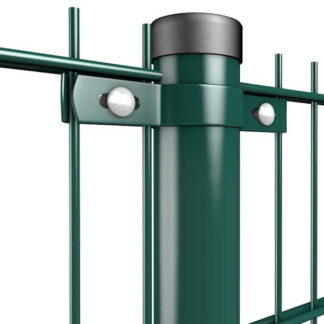 Doppelstabmatten Pfosten pulverbeschichtet/fvz 200cm*