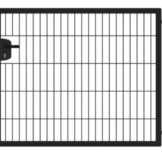 Drehtor Gitterzaun Stabmattenzaun grün einzeln 100x123cm*