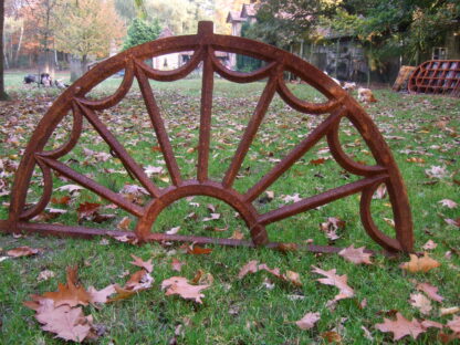 Eisenfenster, großes Stallfenster für Gartenmauer, Fenster, Napoleon*
