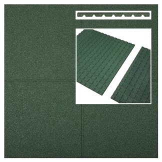Fallschutzmatten grün 500x500x45mm (m2)*