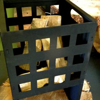 Feuerkorb in modernem Design, Eisenkorb Korb für Feuer + Lagerfeuer Quadro klein*
