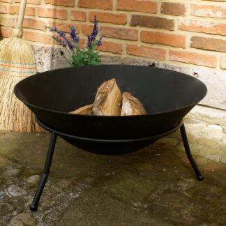 Feuerschale 60 cm, Schale für Feuer, tiefe große Eisenschale, Outdoor u Lounge*
