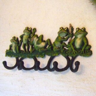 Garderobe Frosch, niedliche Kindergarderobe oder Geschirrtuchhalter Küche*
