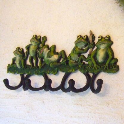 Garderobe Frosch, niedliche Kindergarderobe oder Geschirrtuchhalter Küche*