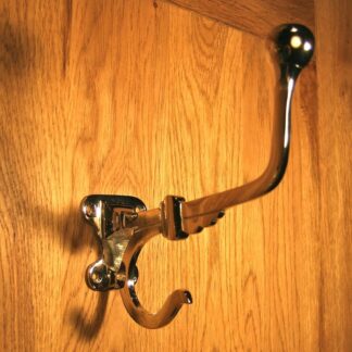 Garderobenhaken Nickel - Klassik, wie antik für stilechte 30iger Jahre Garderobe*