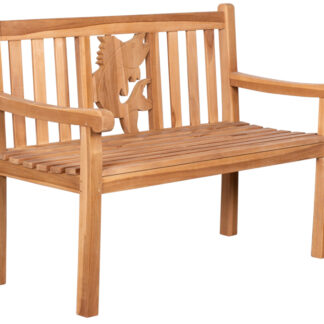 Gartenbank Fisch Teak 120 cm*
