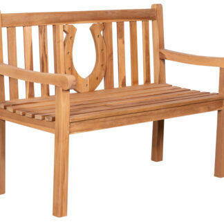 Gartenbank Hufeisen Teak 120 cm*