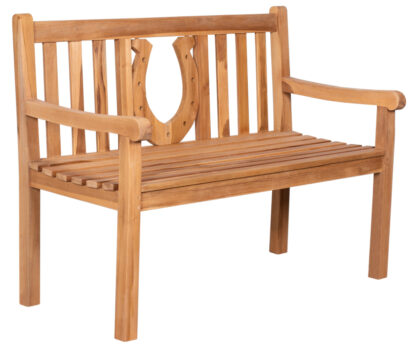 Gartenbank Hufeisen Teak 120 cm*