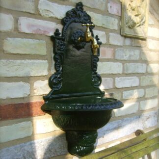 Gartenbrunnen, Wandbrunnen, Wasserzapfstelle Waschbecken, Aluminium hochwertig*