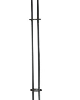 Gartenfackel Stahl Schwarz Kupfer 150cm*