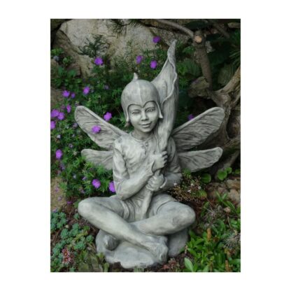 Gartenfigur FLOWER FAIRY "Aronstab", Steinguss - Original von Vidroflor*