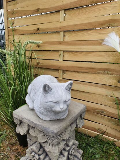 Gartenfigur Kleine Katze, verschiedene Farben*