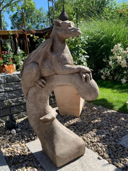 Gartenfigur "YOLANDE", Drache, © by Fiona Scott, Steinguss - Original von Vid...*