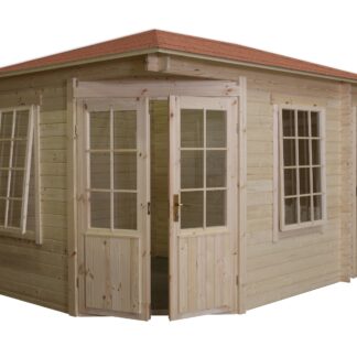Gartenhaus Blockbohlenhaus Brighton 440x300cm*