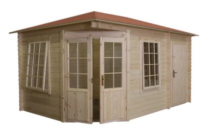 Gartenhaus Blockbohlenhaus Brighton 440x300cm*