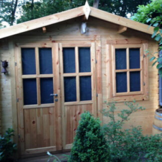 Gartenhaus Blockbohlenhaus Suffolk 3x2m*