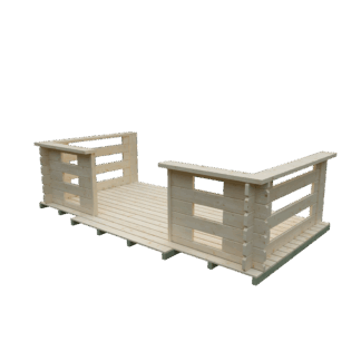 Gartenhaus Terrasse 3,00x1,50 m*