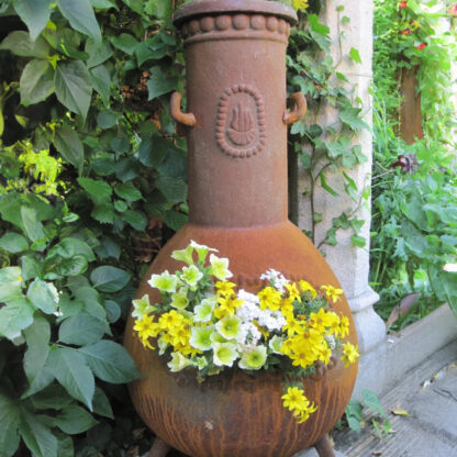 Gartenkamin Rost unverwüstliche Qualität, Mexikoofen als Terrassenofen Gusseisen*