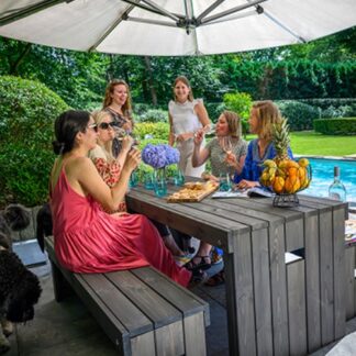 Gartenmöbel Kiefer Anthrazit 180cm*