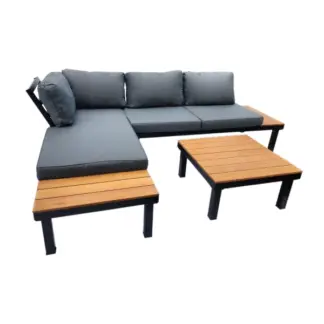 Gartenmöbel Lounge Set Noja Eukalyptus inkl. Tisch*