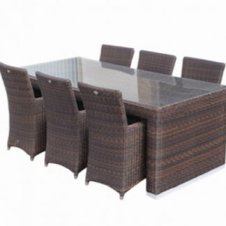 Gartenmöbel polyrattan dining set*