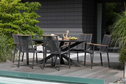 Gartenmöbelset Diningsessel Alicante mit Tisch Malaga 200x90cm*