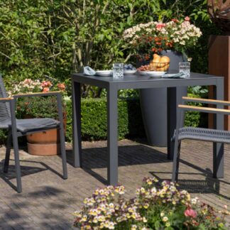 Gartenmöbelset Diningsessel Alicante mit Tisch Tarifa 90x90cm*