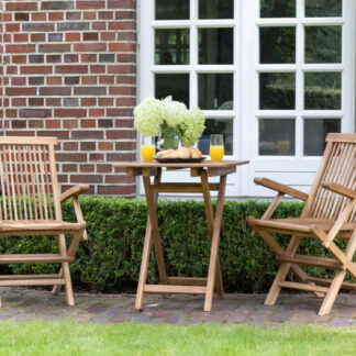 Gartenmöbelset Teak Sessel Andover & Tisch Porton*