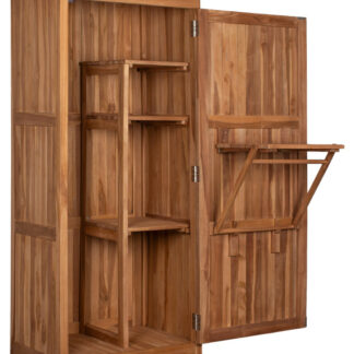 Gartenschrank Swansea Teak 192 x 86 x 56 cm*